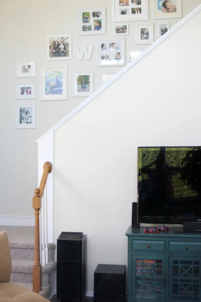 Family Home Staircase with Ultrafine under it